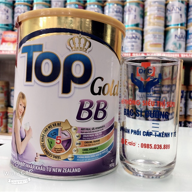 Sữa Top god BB 900g chuyên biệt cho bà mẹ mang thai nhất là giai đoạn hay nôn nghén , giai đoạn đầu mẹ bầu ăn uống kém