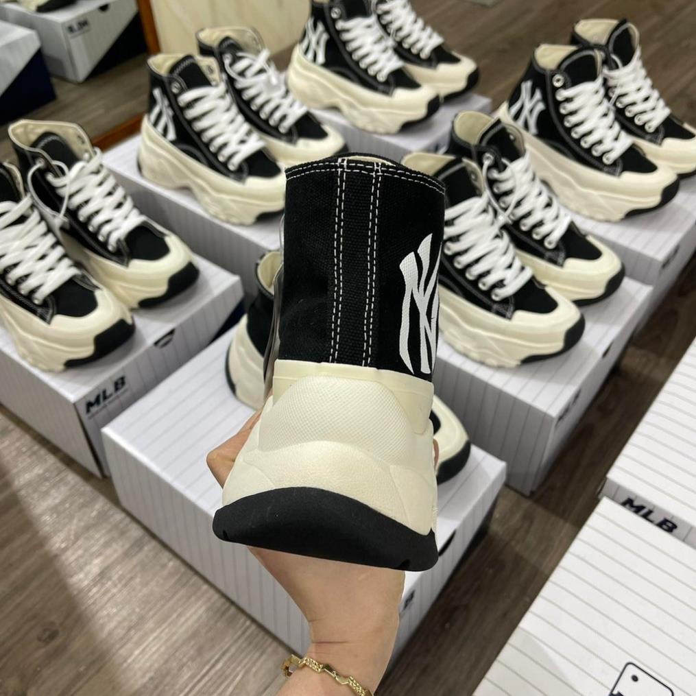 siêu phẩm giày thể thao MLB độn đế cổ cao mlb chunky high siêu phẩm hot trend nam nữ ảnh thật +freeship fullbox