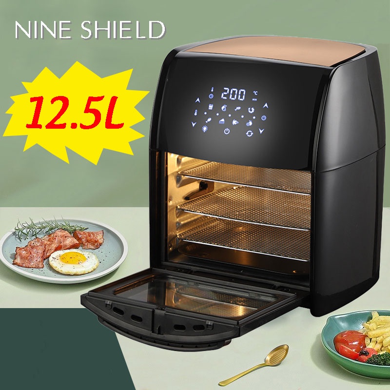 CHÍNH HÃNG - NỒI CHIÊN KHÔNG DẦU NINESHIELD 12.5l KB-1200 CẢM ỨNG ĐIỆN TỬ THÔNG MINH HIỆN ĐẠI