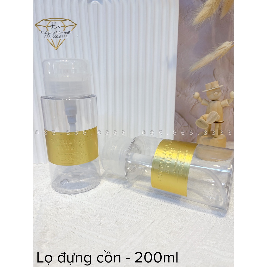 Lọ đựng dung dịch axeton JOFULNAIL, lọ xịt  cồn