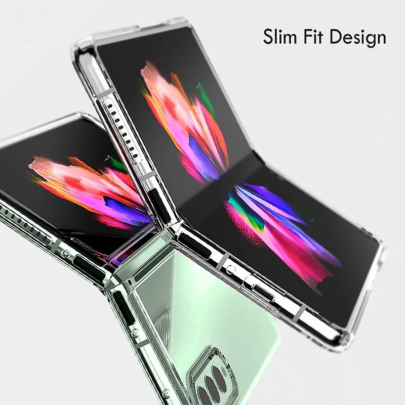 Ốp Điện Thoại PC Cứng Trong Suốt Siêu Mỏng Z Fold 4 Gấp Gọn Dành Cho Samsung Galaxy Z Fold 4 3 2 5G Z Fold4 Fold3