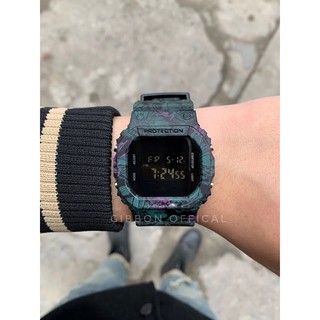 Đồng hồ thể thao unisex GS 5600 hoạ tiết hoa lá