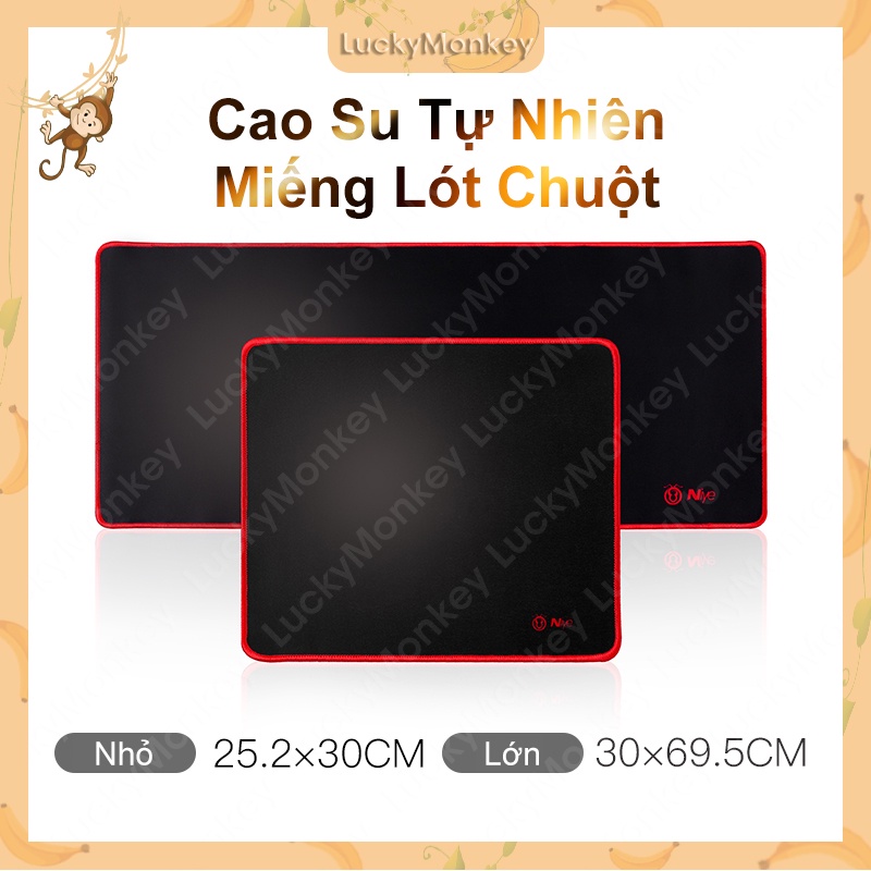 LuckyMonkey Lót chuột cỡ lớn 80x30cm dày dặn 3mm chuyên game chống trơn trượt siêubàn di chuột máy tính để bàn