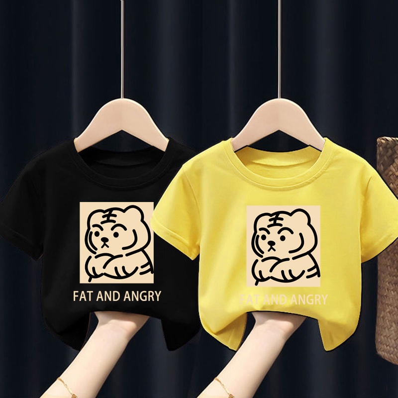 NRVP Áo thun tay ngắn cổ tròn họa tiết hoạt hình thời trang 2022 dành cho trẻ em 2- 11 tuổi