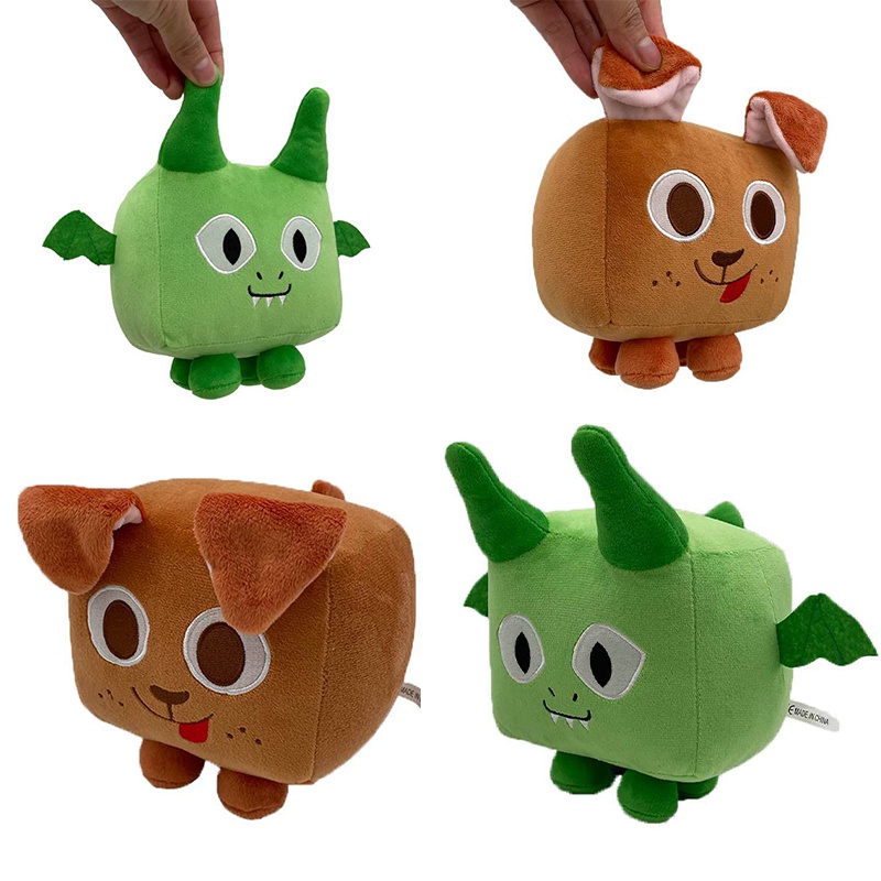 Big Games Pet Simulator X Cat Axolotl Dog Bat Plush Stuffed Doll Toy Kids Gift