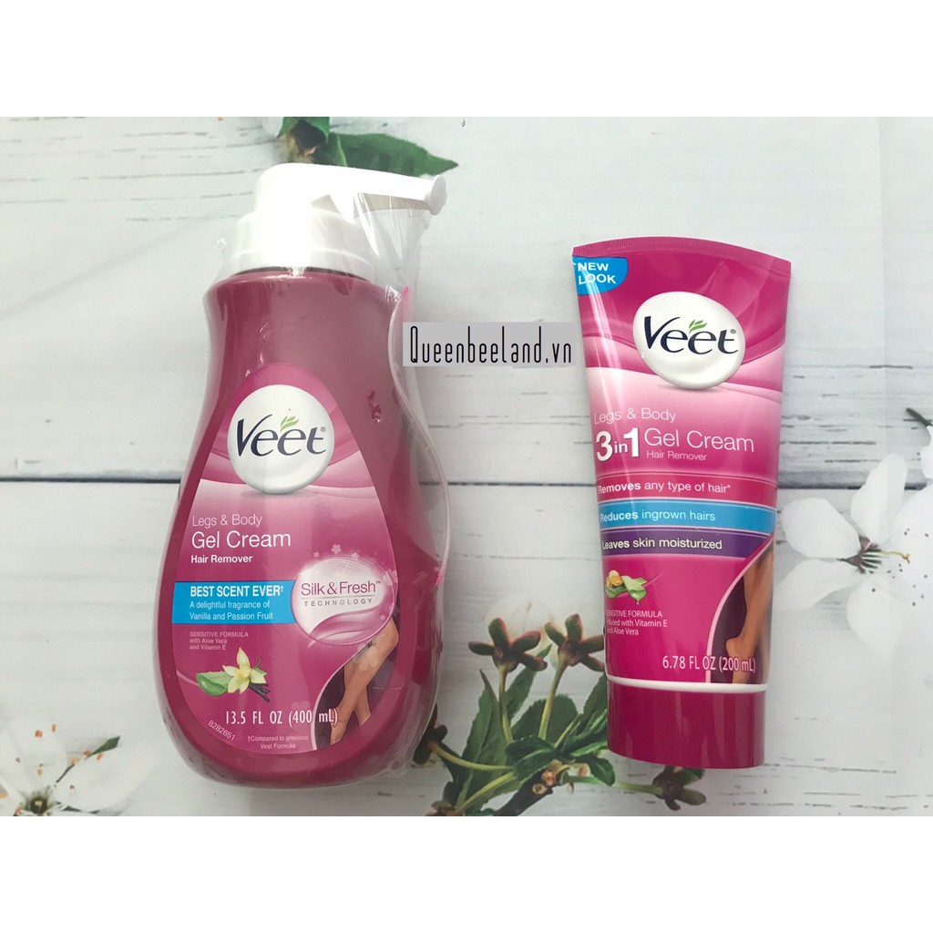 KEM TẨY LÔNG VEET LEGS & BODY GEL CREAM HAIR REMOVER