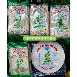 Combo 5 sp [ bún tươi 400g- bánh hỏi 340g- hủ tiếu 400g- bánh phở 400g -bánh tráng 250g].
