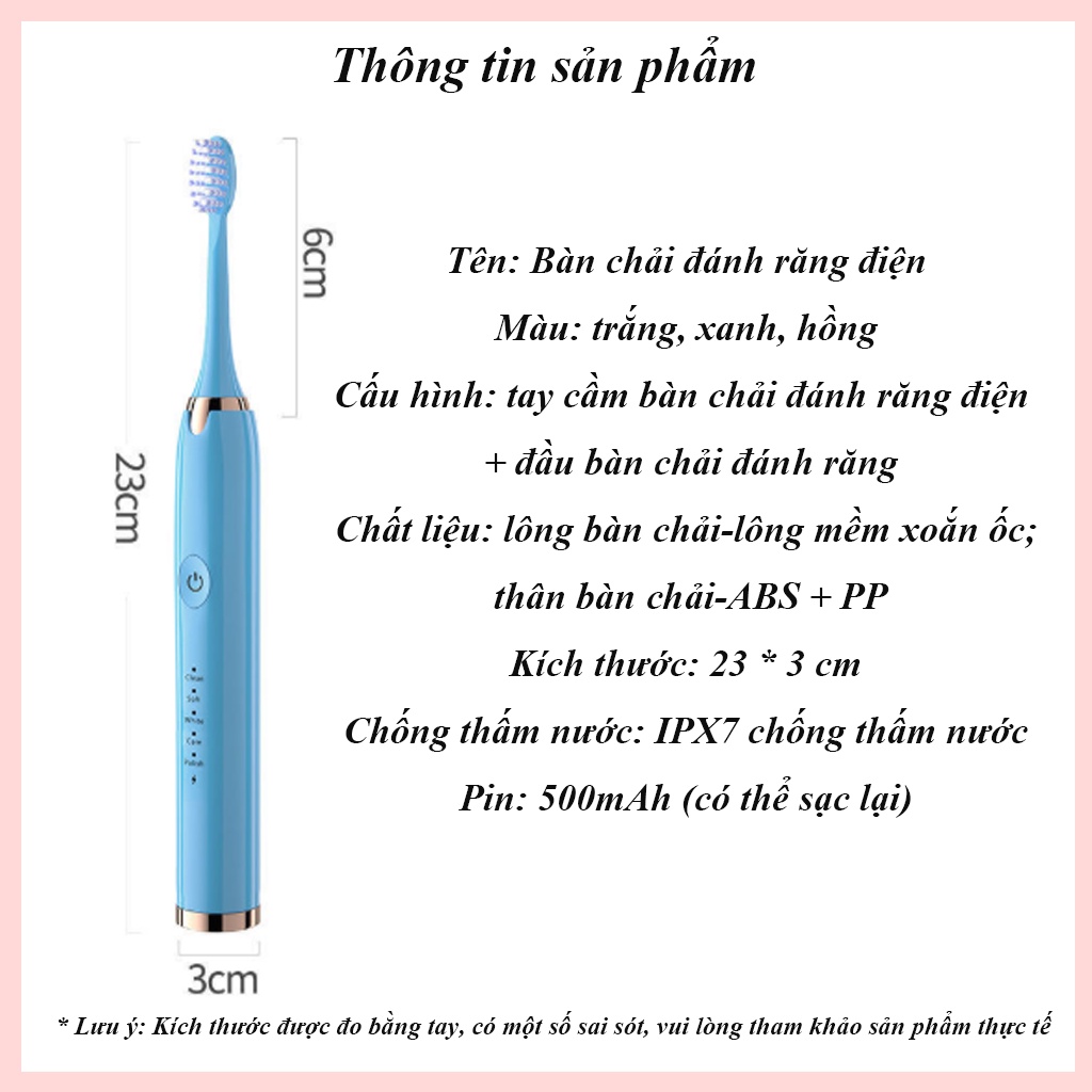 bàn chải đánh răng điện,bàn chải đánh răng điện tự động với lông chải siêu mềm-XQY-52