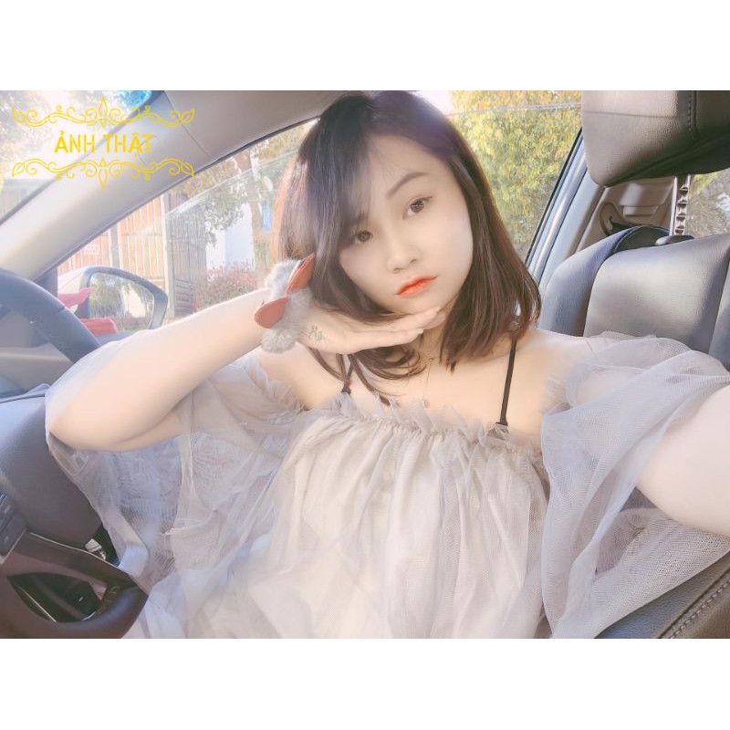 ĐẦM XOÈ REN TRỄ VAI NHIỀU LỚP 🎀SHOP RIN SESSHOMARU🎀