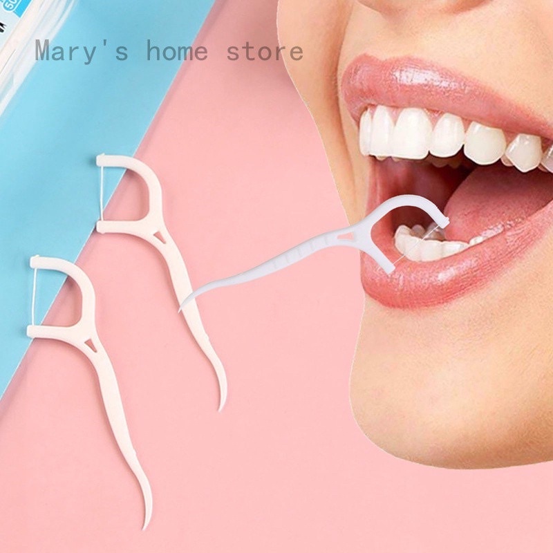 Tăm chỉ nha khoa - 1 hộp / 50 que