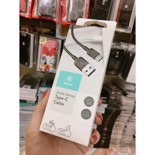 Dây Cáp Sạc USB Type-C Baseus Zoole Series (1m)