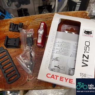 Đèn sau xe đạp Cateye Viz150