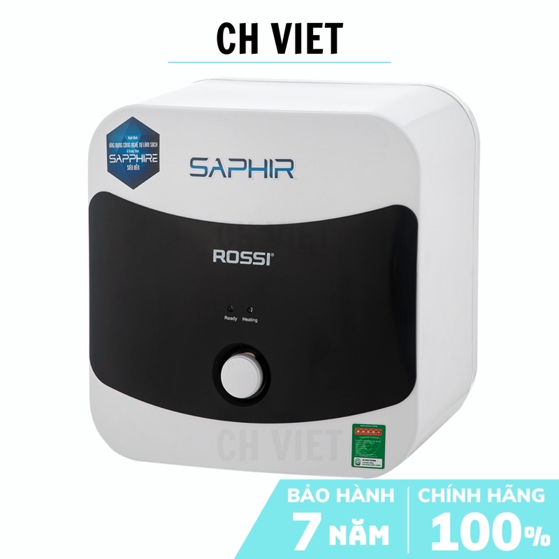 Bình nóng lạnh Rossi Saphir RSP16SQ (15L), RSP22SQ (20L), RSP32SQ (30L)