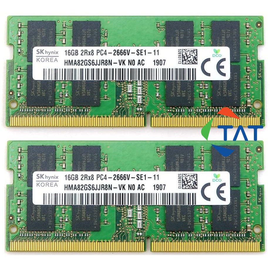 Ram Laptop 16GB DDR4 2666MHz SK Hynix Chính Hãng - Bảo hành 36 tháng 1 đổi 1