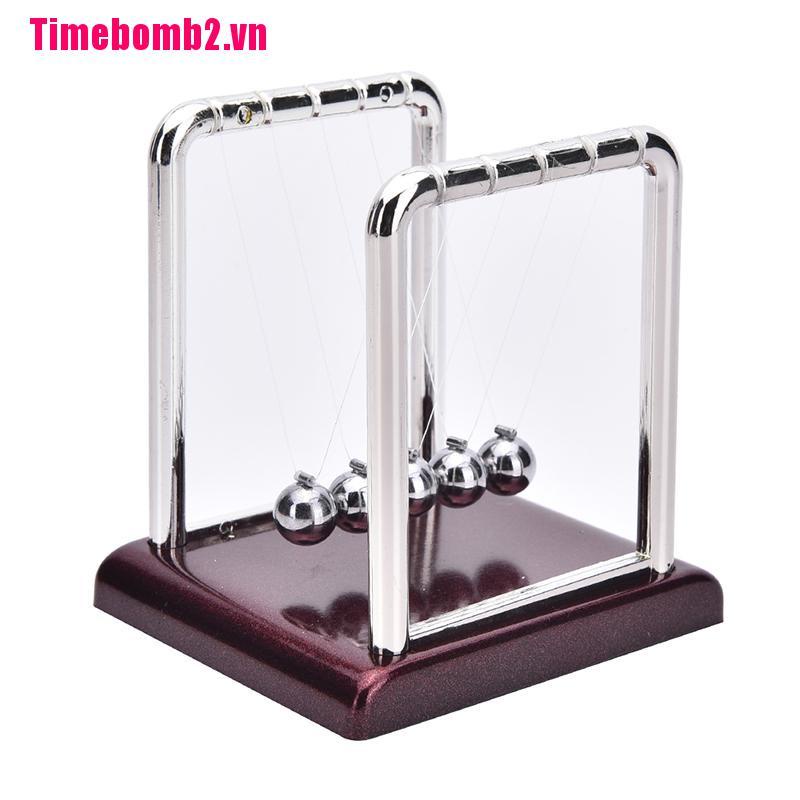 (Timebomb &amp; Hot) Đồ Chơi Newton Để Bàn Trang Trí Bằng Thép