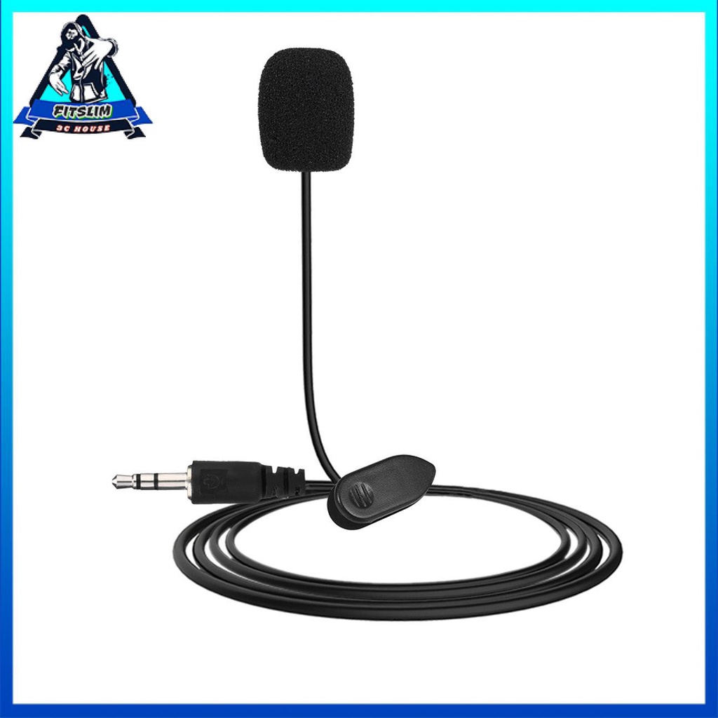 Micro kẹp cổ áo kích thước 3.5mm dành cho máy tính