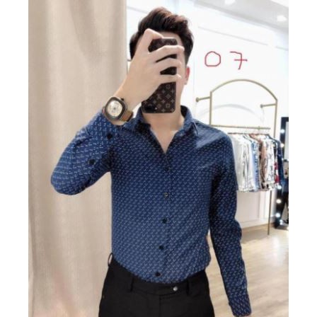 Sơ Mi Công Sở Nam Họa Tiết Nhỏ,kiểu dáng Hàn Quốc Cực Mát, Nhẹ Nhàng,Lịch Sự Sang Trọng | BigBuy360 - bigbuy360.vn