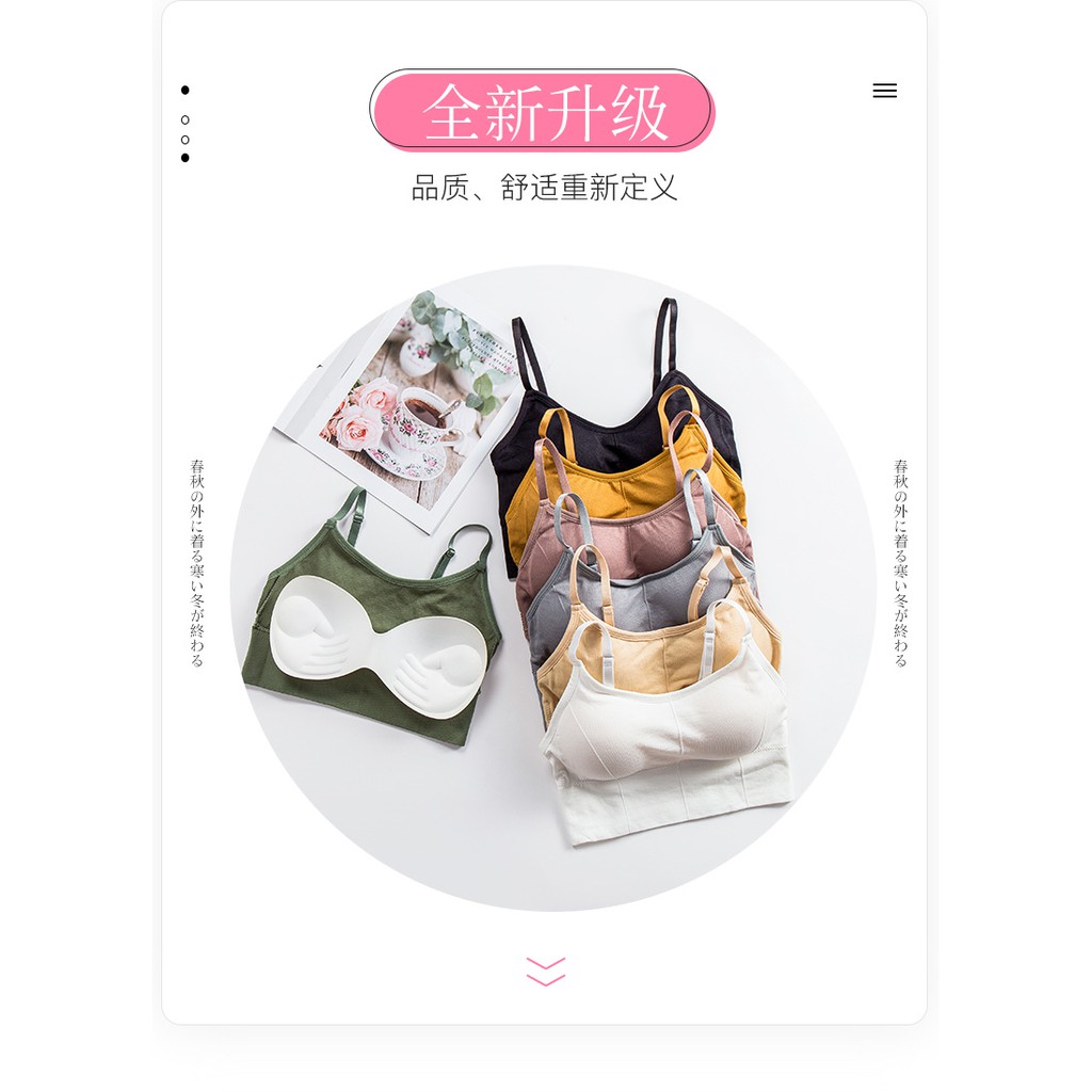 Áo bra tập gym, áo ngực cotton có mút ngực mềm mại AC69 | BigBuy360 - bigbuy360.vn