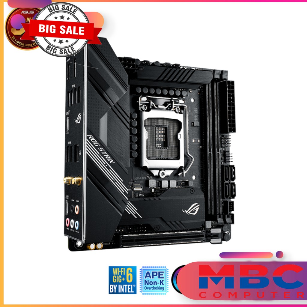Main Asus ROG-STRIX B460-I GAMING (Intel B460, Socket 1200, Mini-ITX, 2 khe Ram DDR4) - Hàng Chính Hãng