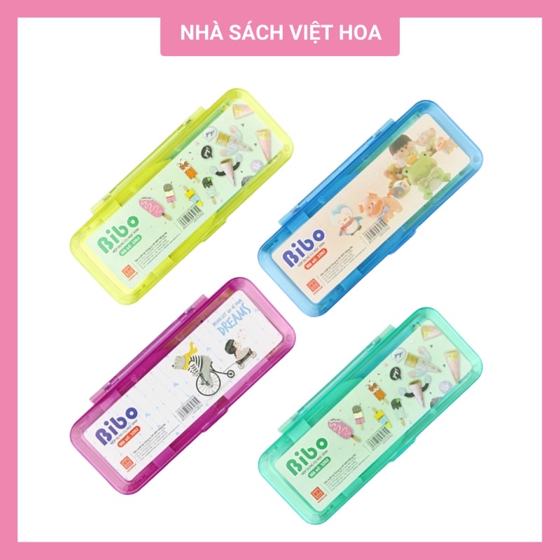 Hộp đựng bút bằng nhựa Bibo Hồng Hà