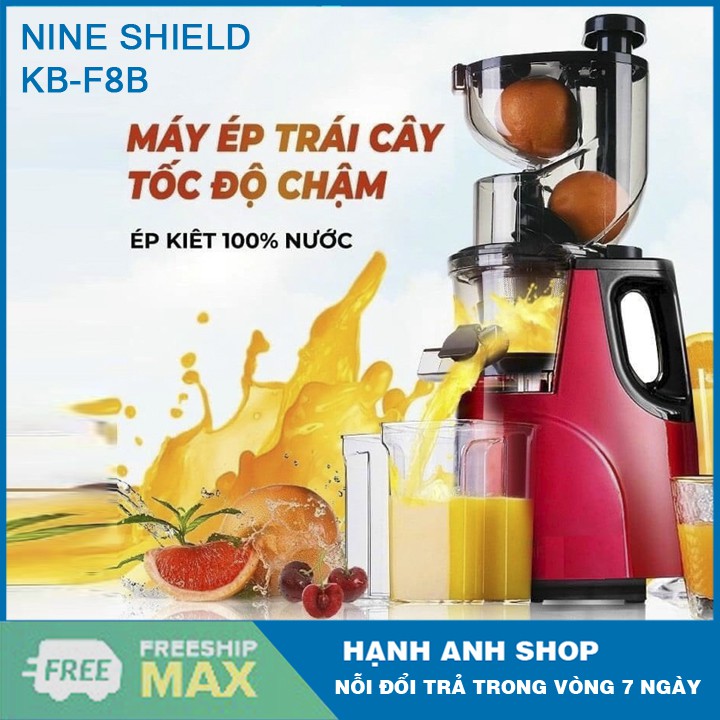 Máy ép chậm Nineshield KB-F8B ép nguyên quả lấy nước nguyên chất - Bảo hành 12 tháng