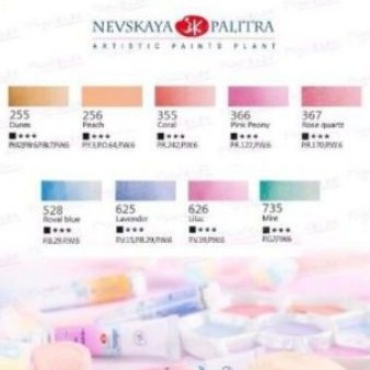 Pocket màu nước 9 màu pastel White Nights mới