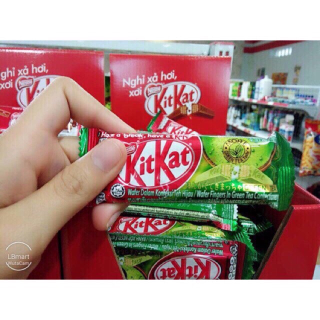 Kit kat vị trà xanh 48 thanh /hộp date 12/2020