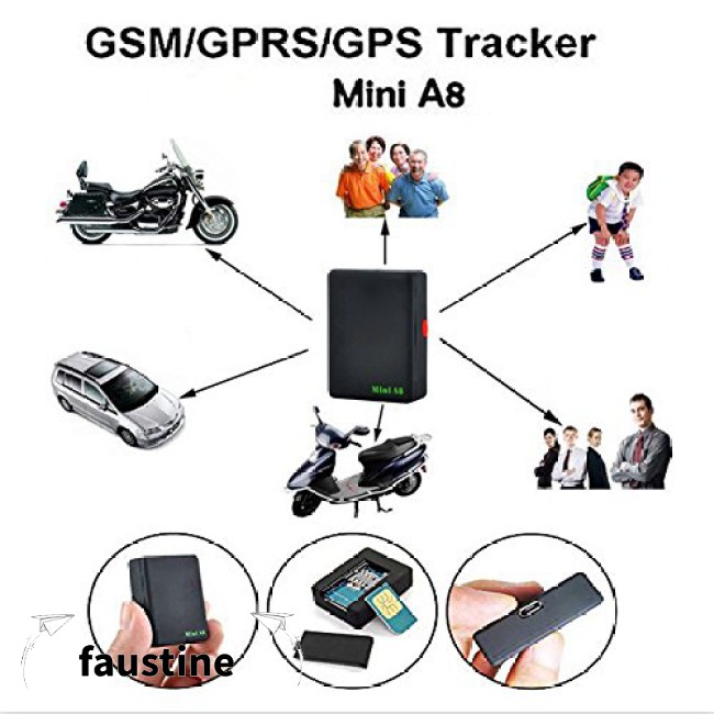 Real Time Vehicle Bike Car Kids Pet GPS Tracking GSM/GPRS/GPS Tracker Mini Portable Locator