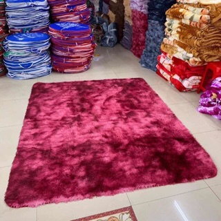 Thảm lông loang chuẩn nhập Quảng Châu, ko nhập hàng nhái