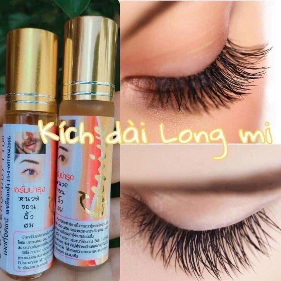 COMBO 3 Chai Serum kích thích mọc râu, chân mày, lông mi Genive 10ml Thái Lan