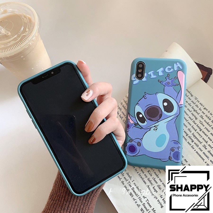 Ốp IPhone TPU Hàn Quốc Hoạ Tiết Gấu Stick Xanh [Shappy Shop] | BigBuy360 - bigbuy360.vn