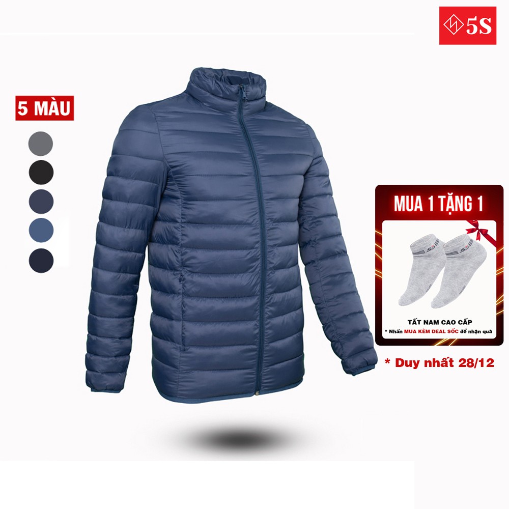 Áo Khoác Nam 5S (5 màu) Siêu Nhẹ, Siêu Ấm, Chần Bông Cao Cấp, Phom Dáng Trẻ Trung (020-02)