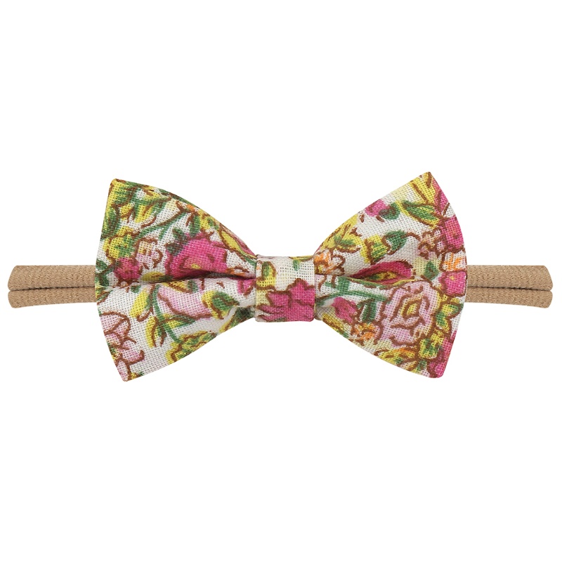 Băng Đô Cotton Co Giãn In Họa Tiết Dễ Thương Dành Cho Bé Gái