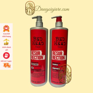 [ TIGI ] Dầu gội xả TIGI đỏ 970ML phục hồi tóc hư tổn nặng hương thơm nước hoa chuyên dụng cho SALON