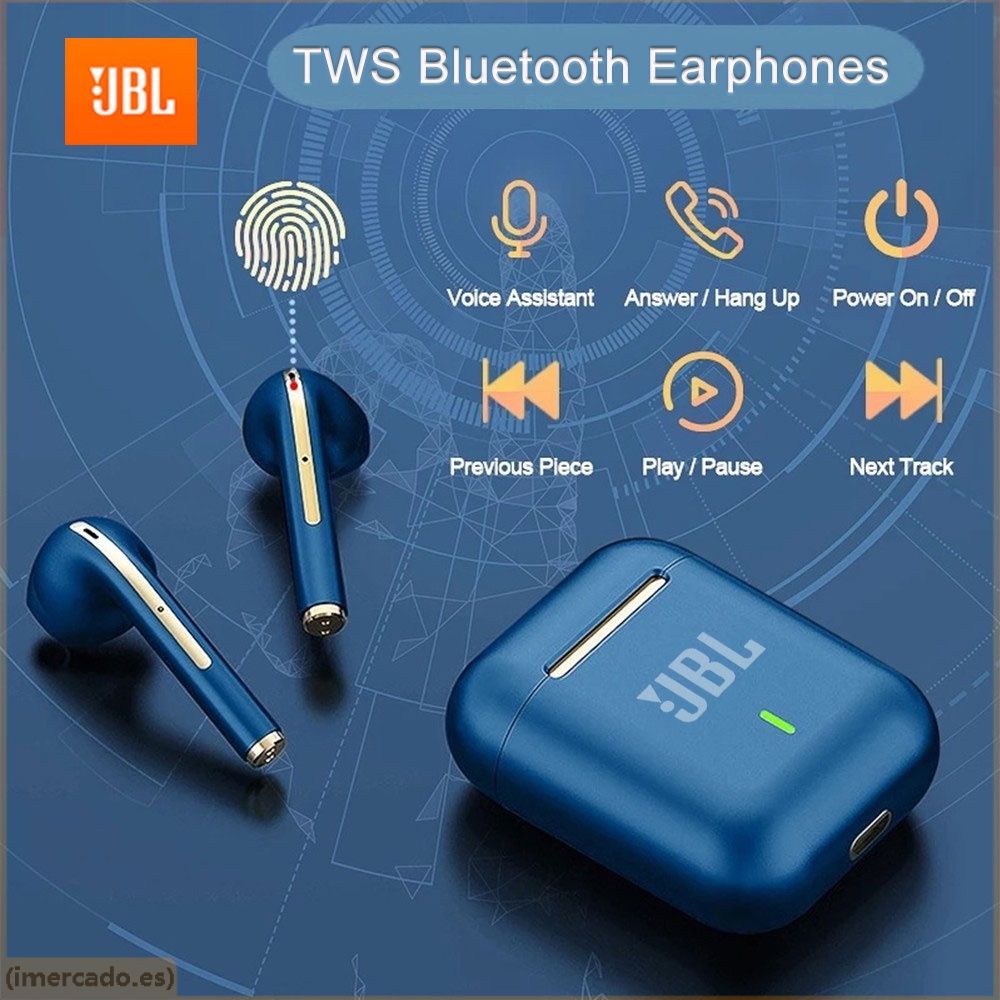 Chất Lượng cao Thể Thao Tai Nghe JBL J18 TWS Tai Nghe Bluetooth Không Dây Ngoài Trời Không Thấm Nước IPX5 HIFI Âm Nhạc Tai Nghe