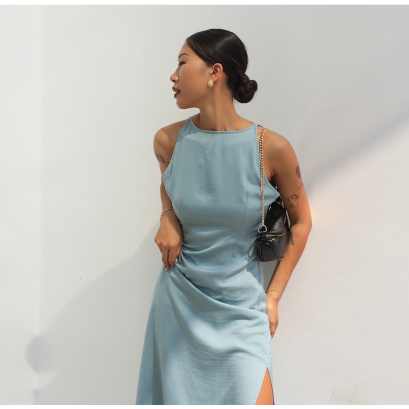 Váy Lụa Dáng Dài Tran Dress | FLANH