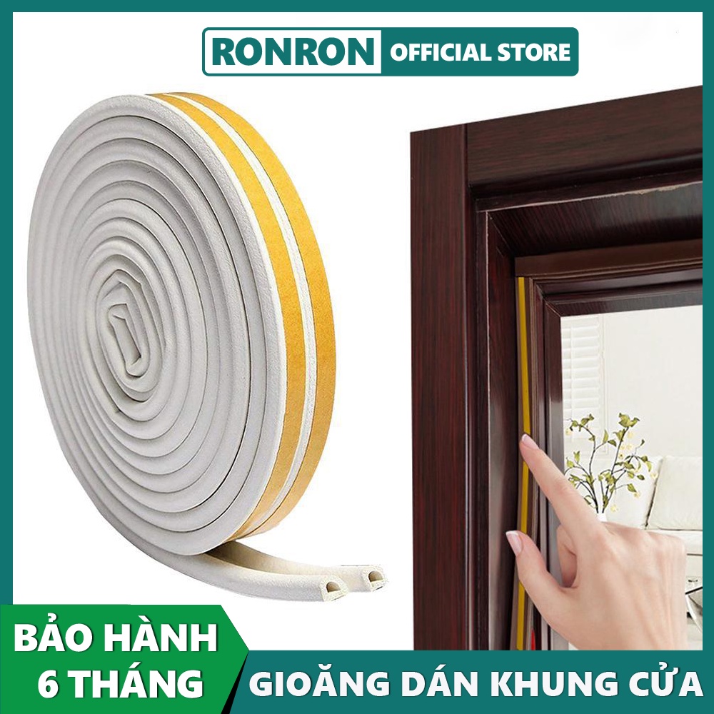 Gioăng chống côn trùng Ron chặn khe hở khung cửa chống gió lùa cách âm, chống va đập