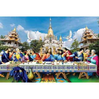 Tranh gạch men công giáo ốp tường