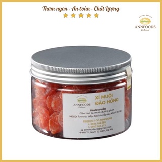 Xí Muội Đào Hồng Chua Ngọt Xí Muội Đào Hồng Chuẩn Vị Bổ Sung Vitamin Ăn Là Nghiền - Annfoods