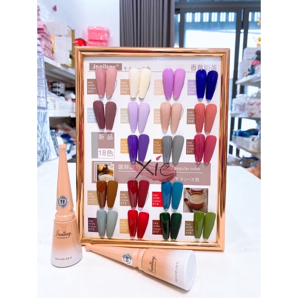 SET SƠN JNAILSAY 18 MÀU - XIE dụng cụ nối mi&amp;nail  ✨