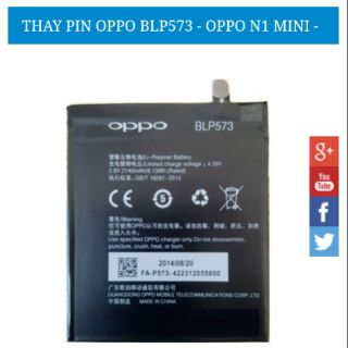 Pin oppo N1 mini BLP573 xịn bảo hành 6 tháng