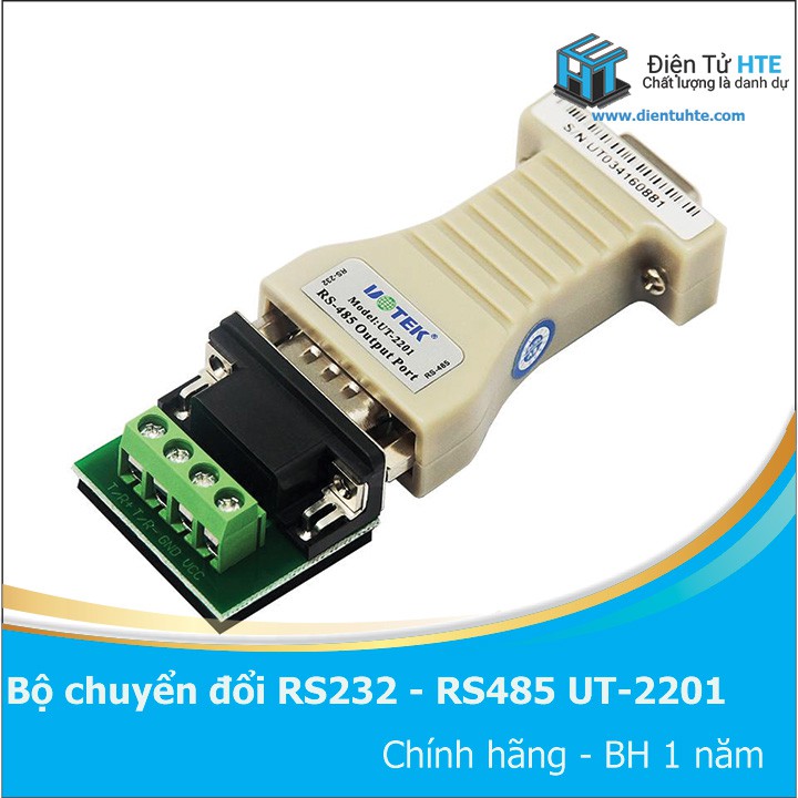 Bộ chuyển đổi RS232 sang RS485 UOTEK UT-2201 Chính hãng [HTE Quy Nhơn CN2]