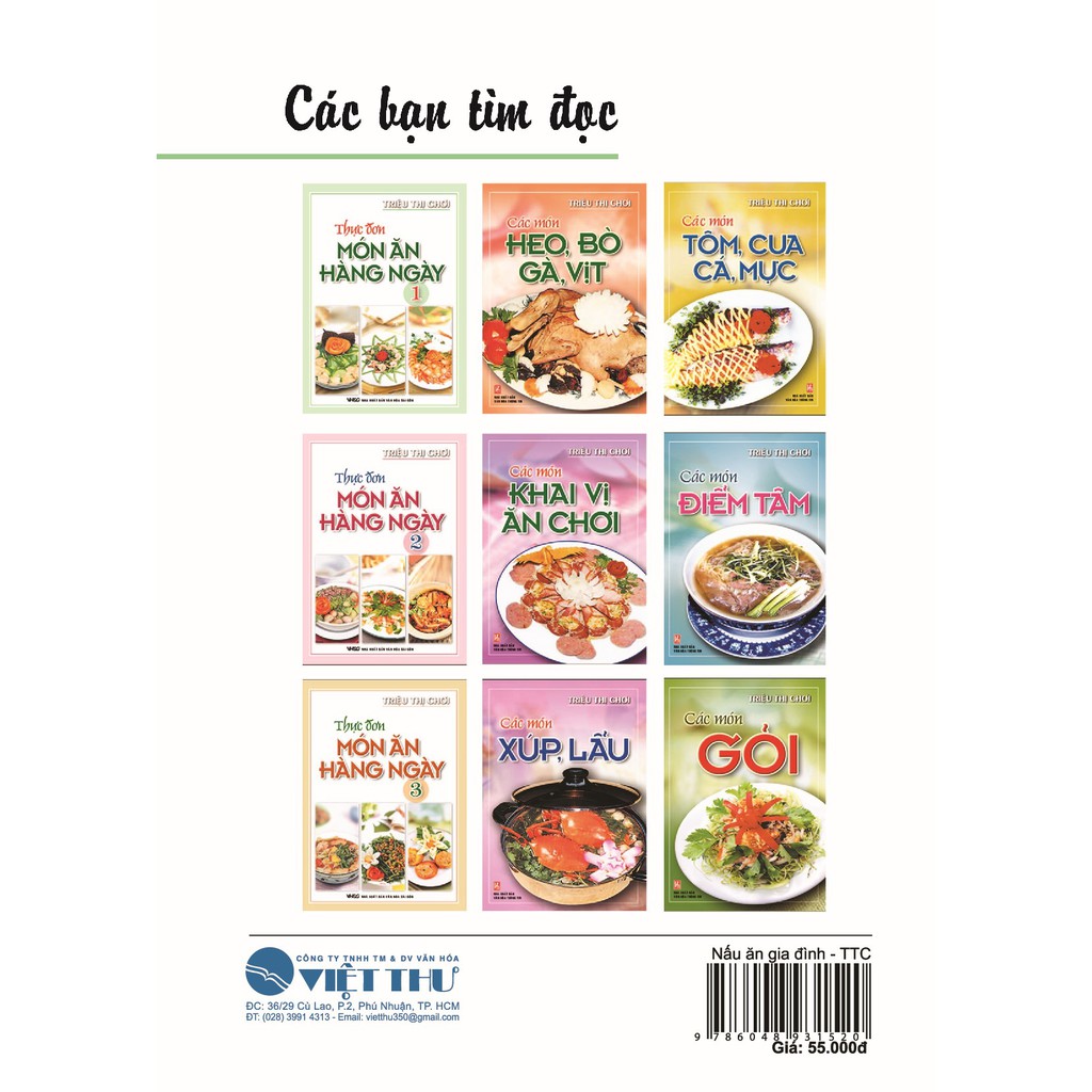 [Mã LTBAUAB26 giảm 7% đơn 99K] Sách - Nấu Ăn Gia Đình (Tái Bản 2019)