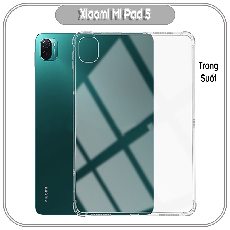 Ốp lưng trong suốt cho Xiaomi Mi Pad 5 - 5 Pro / Mi Pad 4 - 4 Plus , nhựa TPU dẻo