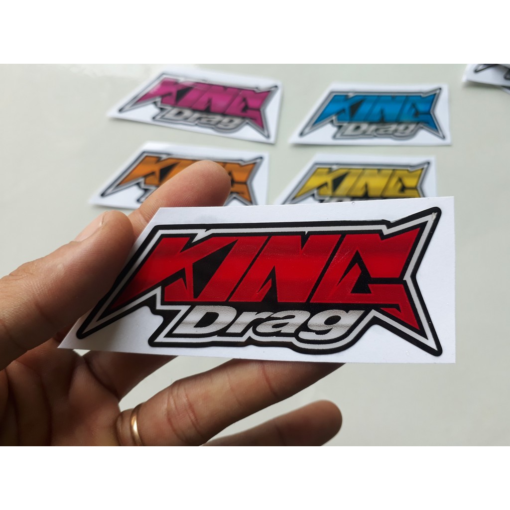 Tem nổi tem logo King-drag (Gía 1 cái)