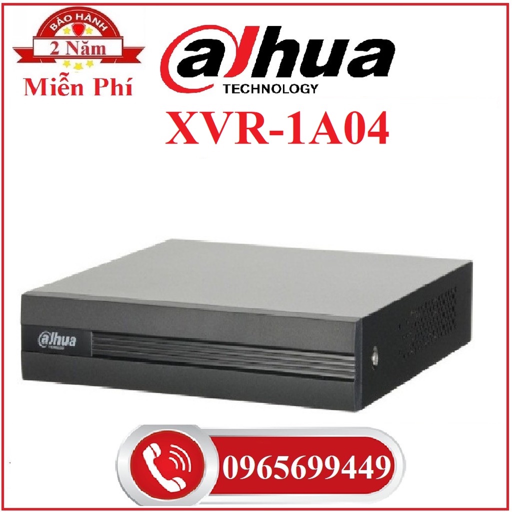 Đầu Ghi Dahua XVR 1A04 4 Kênh + 1 Kênh IP Full HD , XVR 1A08 B1A21 T1A21 - Hàng Chính Hãng