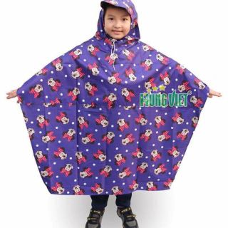 Áo mưa choàng trẻ em cánh dơi