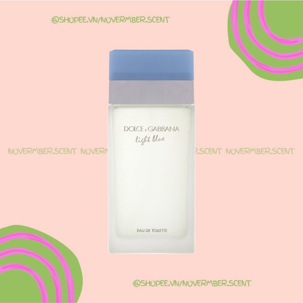 ❣ Nước hoa Light blue EDT - ᴛᴇsᴛᴇʀ 5ᴍʟ/10ᴍʟ/20ᴍʟ