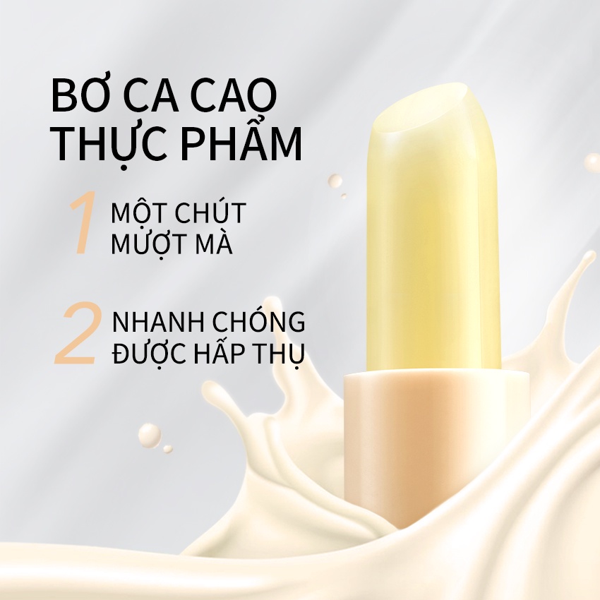 Son dưỡng môi CARSLAN chiết xuất trái cây lành tính dưỡng ẩm mềm mại làm mờ thâm môi 4g