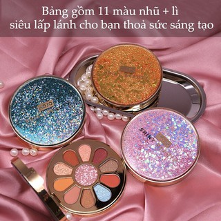 BẢNG PHẤN MẮT HOJO SHINY BEAUTY 11 MÀU KIM TUYẾN NHŨ SANG CHẢNH